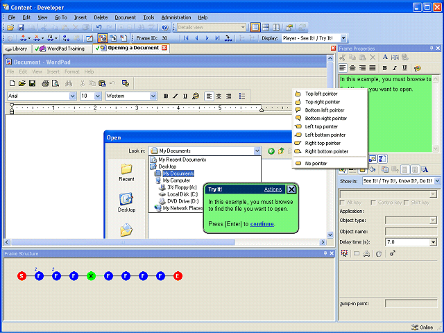Screen image of this step