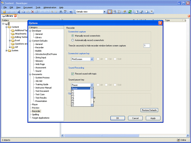 Screen image of this step