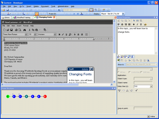 Screen image of this step