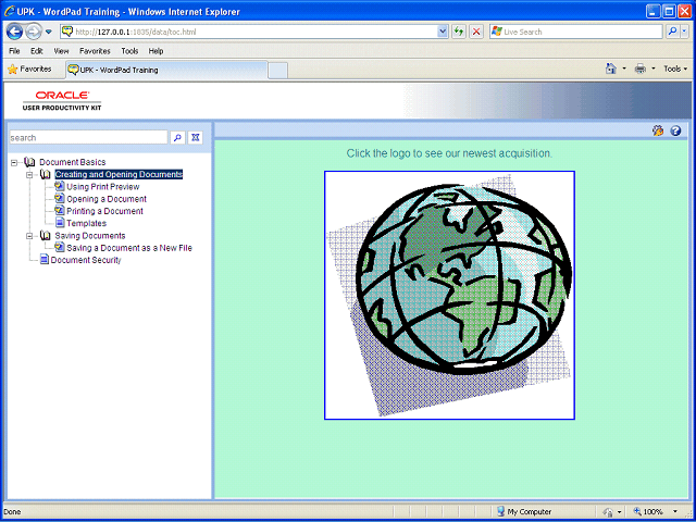 Screen image of this step
