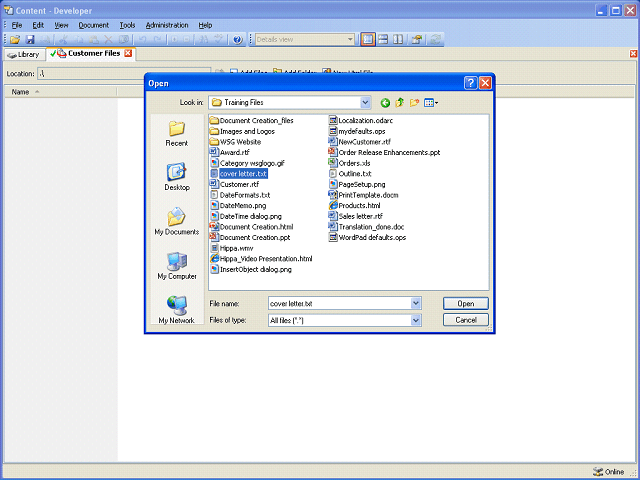 Screen image of this step