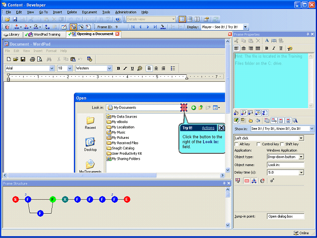Screen image of this step