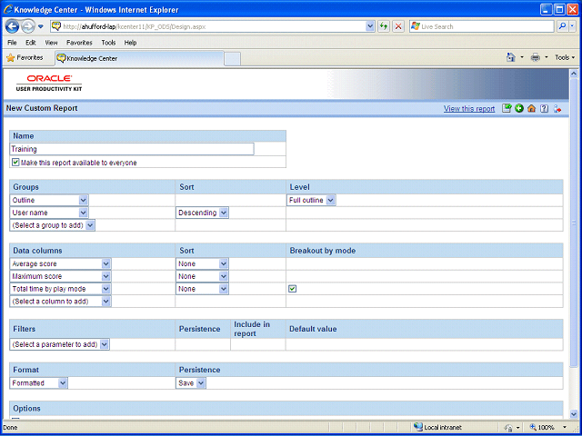 Screen image of this step