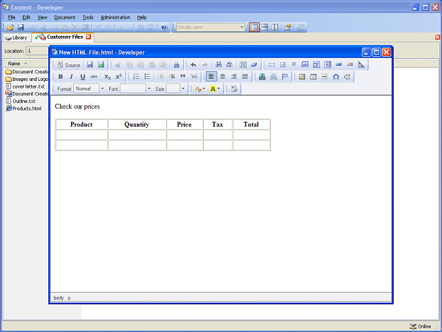 Screen image of this step