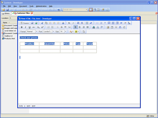 Screen image of this step