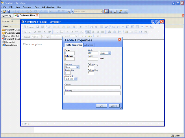 Screen image of this step