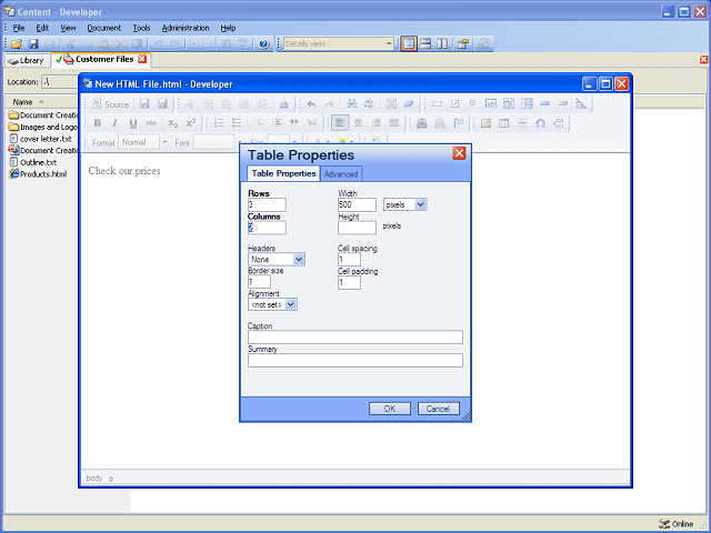 Screen image of this step