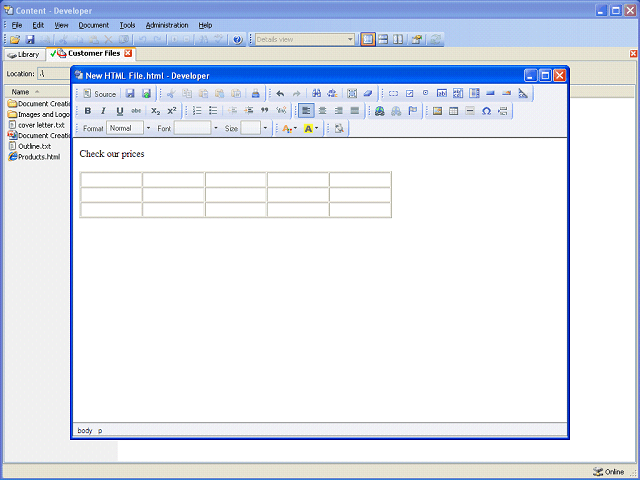Screen image of this step