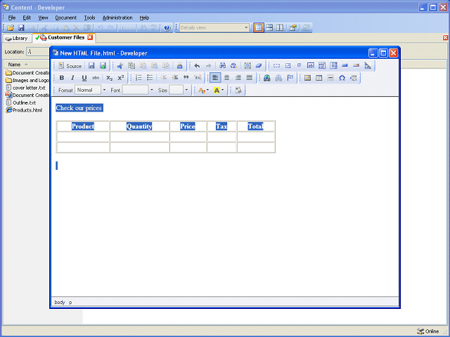 Screen image of this step