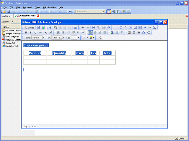 Screen image of this step