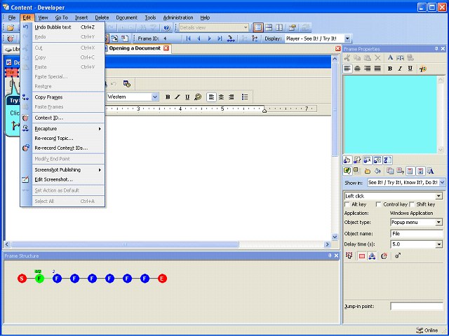 Screen image of this step