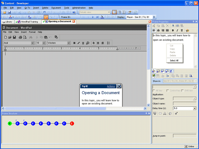 Screen image of this step