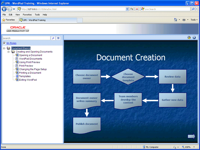 Screen image of this step