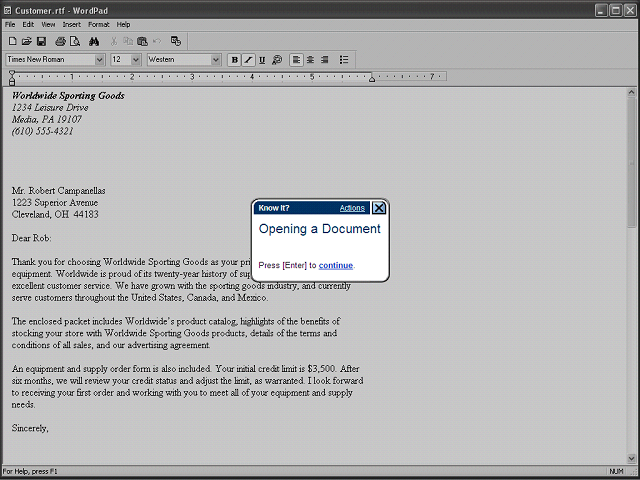 Screen image of this step