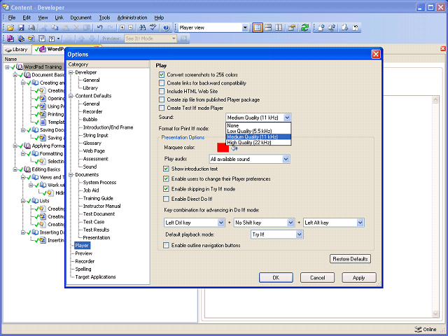 Screen image of this step
