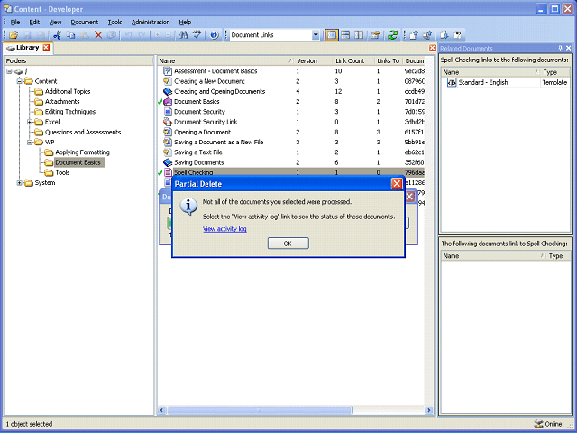 Screen image of this step