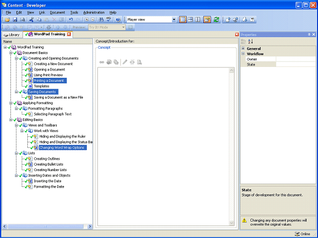 Screen image of this step