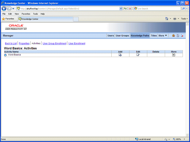 Screen image of this step