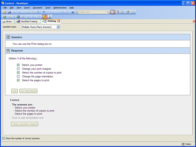 Screen image of this step
