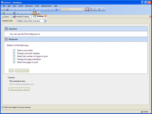 Screen image of this step