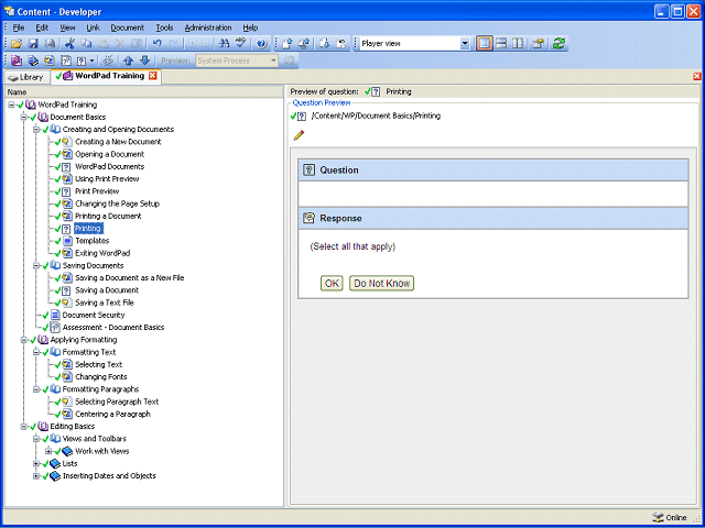 Screen image of this step