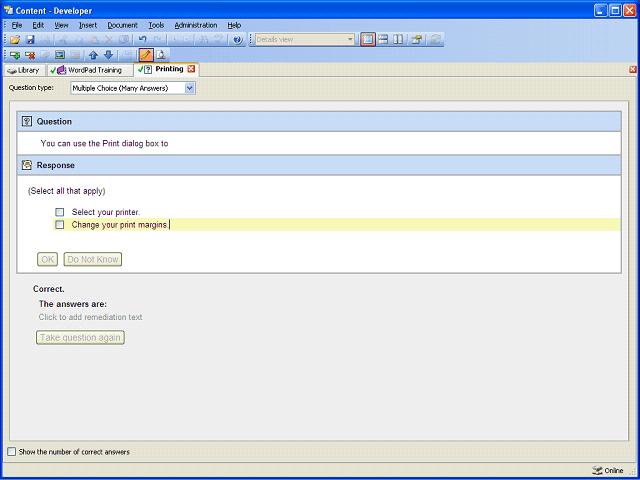 Screen image of this step
