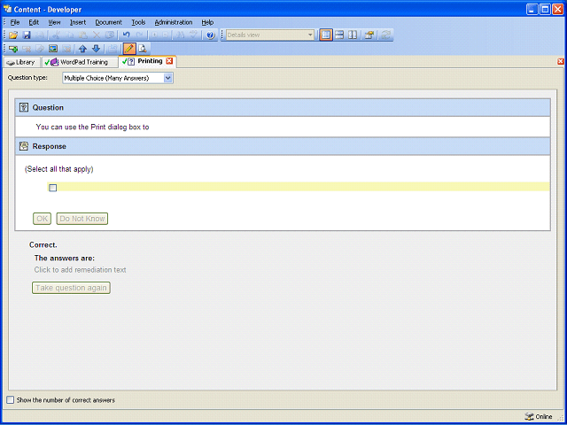 Screen image of this step
