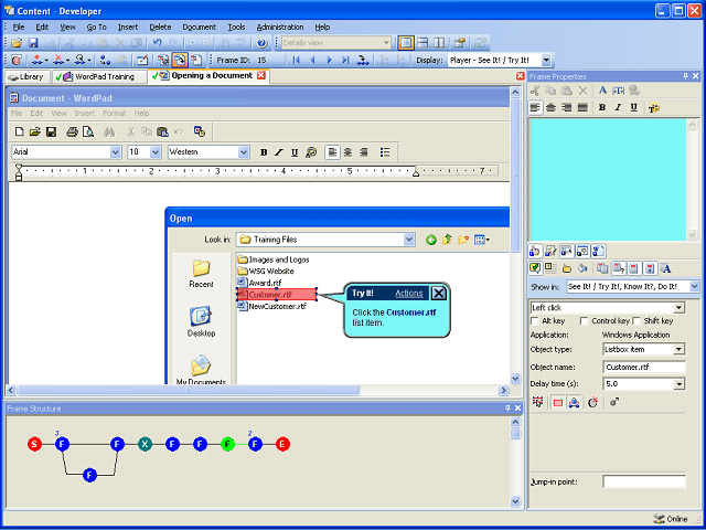 Screen image of this step