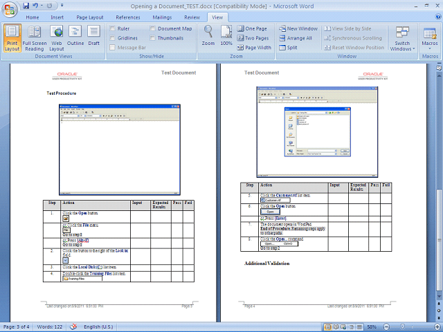 Screen image of this step