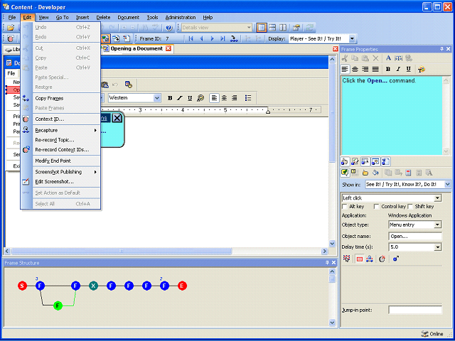 Screen image of this step