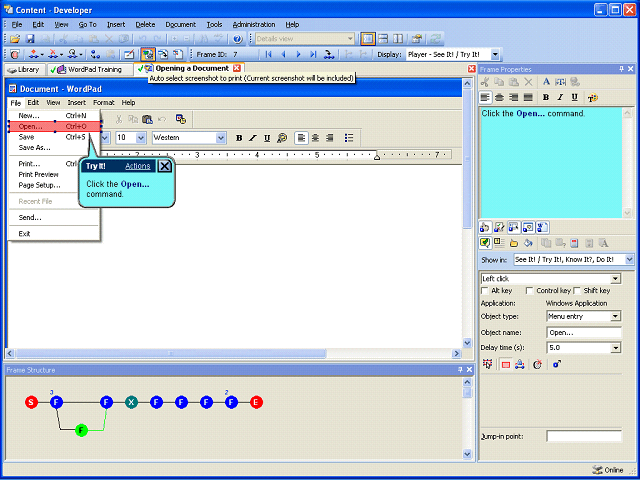 Screen image of this step