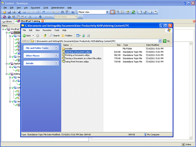 Screen image of this step
