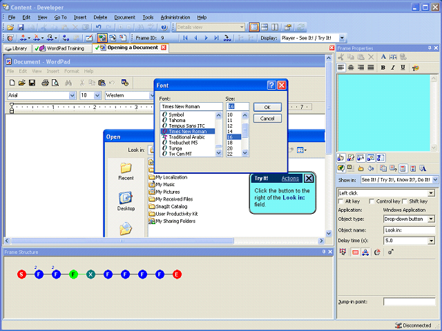 Screen image of this step