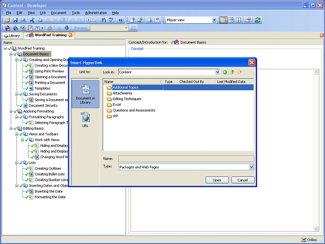 Screen image of this step
