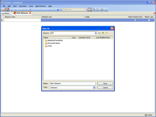 Screen image of this step