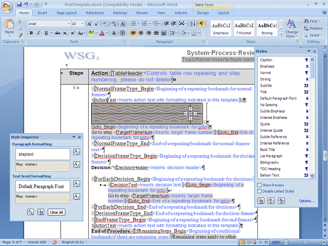 Screen image of this step
