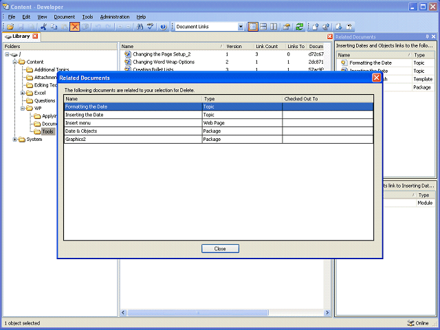 Screen image of this step
