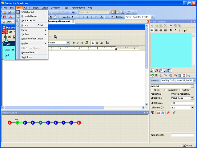 Screen image of this step