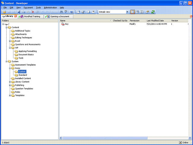 Screen image of this step