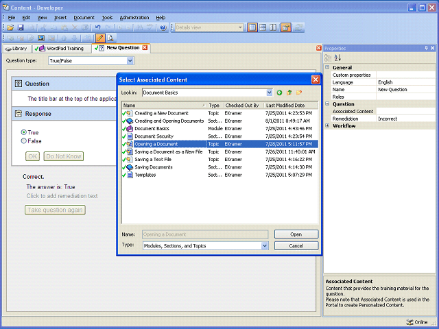 Screen image of this step