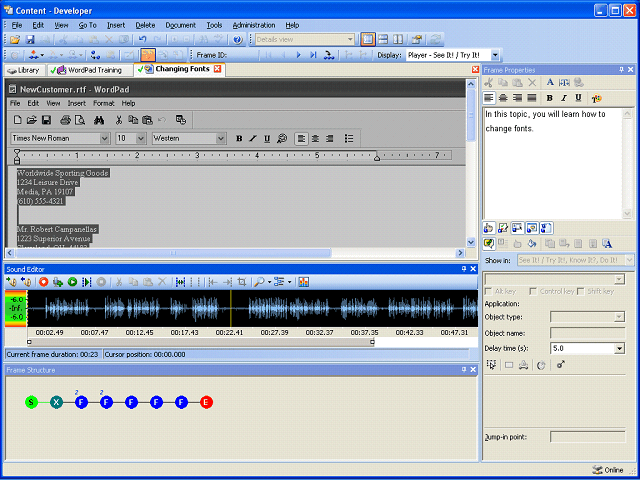 Screen image of this step
