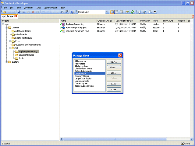 Screen image of this step