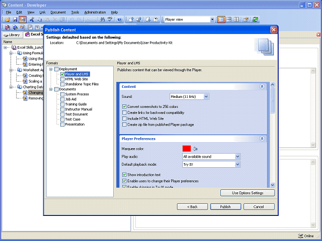Screen image of this step
