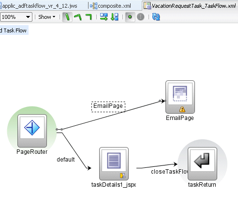 EmailPageのプロパティ・インスペクタ