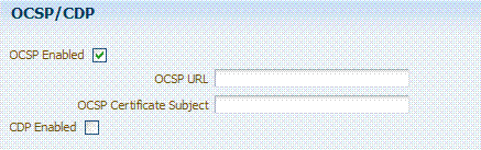 グローバル証明書検証のOCSP/CDP設定