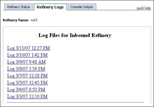 refinery_logs_page.gifについては周囲のテキストで説明しています。