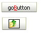 カスタム・スキンを使用したaf:goButtonコンポーネント。