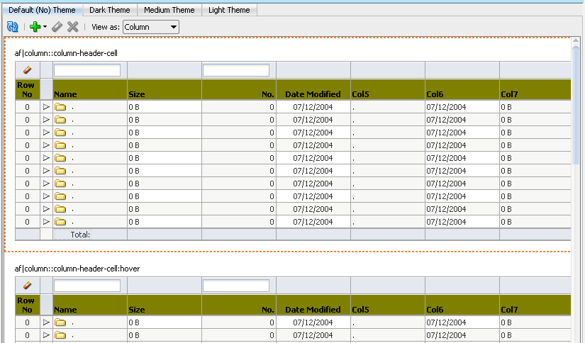 Preview Pane with a Selector and a Pseudo-Class