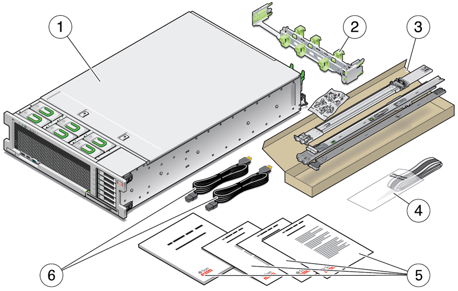 image:Image showing items in the shipping kit.