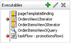 ADF declarative breakpoints enabled in page def.